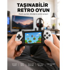 PS1 GBA NES Oyun Destekli Retro Cihaz Yeni Nesil