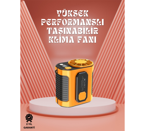 Sessiz Turbo Fan – Kamp, Spor, Ofis İçin Taşınabilir Mini Soğutucu