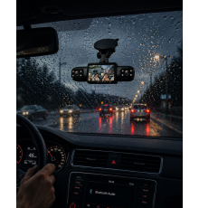 Full HD Araç İçi Kamera Geniş Açılı Lens ve Çok Kanallı Kayıt