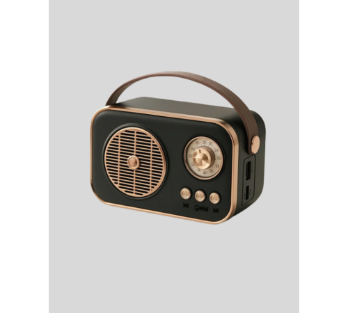 Retro Tarz Kablosuz Radyo – Bluetooth, USB ve TF Kart Girişli