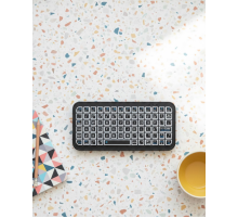 Kompakt Siyah RGB Işıklı Bluetooth Mini Klavye