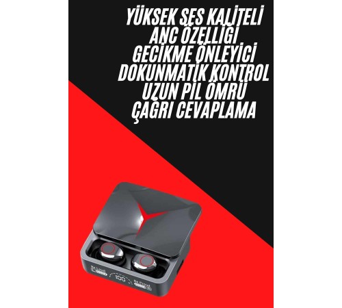 Tws Powerbank Kutulu Dijital Göstergeli Bluetooth Kulaklık Kablosuz Kulakiçi Kulaklık Yeni Nesil
