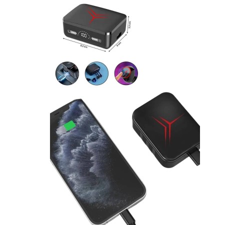 Tws Powerbank Kutulu Dijital Göstergeli Bluetooth Kulaklık Kablosuz Kulakiçi Kulaklık Yeni Nesil