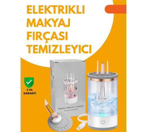 Tüm Makyaj Fırçalarıyla Uyumlu Derin Temizlik Makinesi