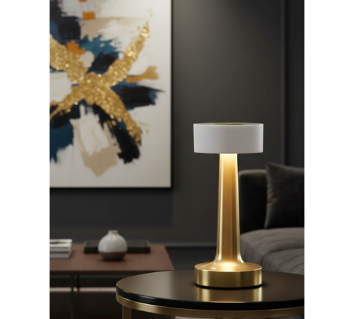 Şarjlı Dokunmatik LED Masa Lambası 3 Renk Dimmer Özellikli