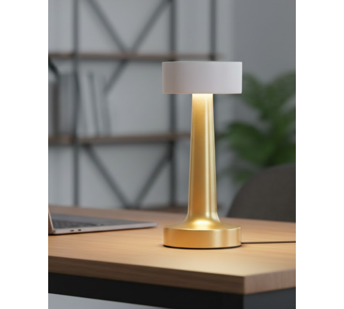 Şarjlı Dokunmatik LED Masa Lambası 3 Renk Dimmer Özellikli