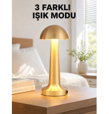 Şarjlı Dimmerli LED Masa Lambası – 4-8 Saat Aydınlatma Yeni Nesil
