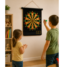 Güvenli Manyetik Dart Seti 6 Dart Oklu Eğlenceli Hedef Oyunu