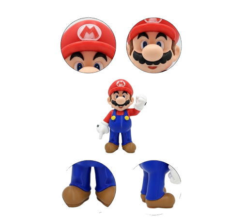 Süper Mario Figür Biblo Dekoratif Oyun Temalı Masa Süsü