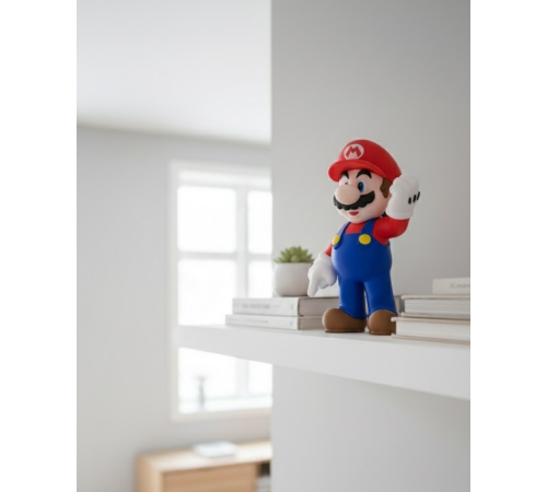 3D Süper Mario Dekoratif Biblo Koleksiyonluk Oyun Karakteri Figürü