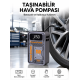 6000mAh Bataryalı LED Ekranlı Akıllı Hava Kompresörü