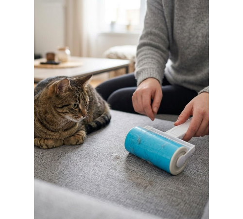 Yıkanabilir Pet Tüy Toplama Aparatı Kıyafet Koltuk Araba İçi Temizlik Rulosu