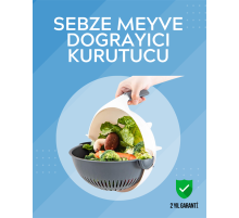 Süzgeçli Hazneye Sahip Çok Amaçlı Rende ve Dilimleyici