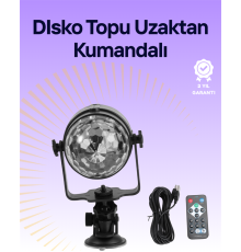Taşınabilir ve Dayanıklı Plastik Kristal LED Disko Işığı