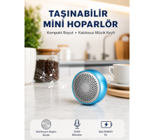 10W Güçlü Stereo Bluetooth Hoparlör – 360° Surround Ses Deneyimi Yeni Nesil
