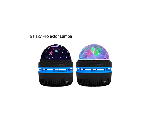 Galaxy Projektörlü Gece Lambası