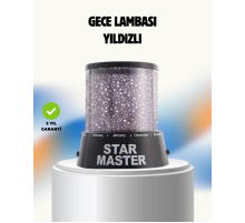 Renk Değiştirmeli LED Yıldız Projektör Parti ve Gece Lambası
