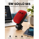 USB TF Kart ve FM Radyolu Bluetooth Hoparlör 5W
