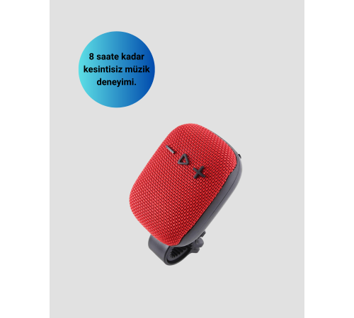 Taşınabilir Bluetooth Hoparlör Suya Dayanıklı Kumaş Kaplama