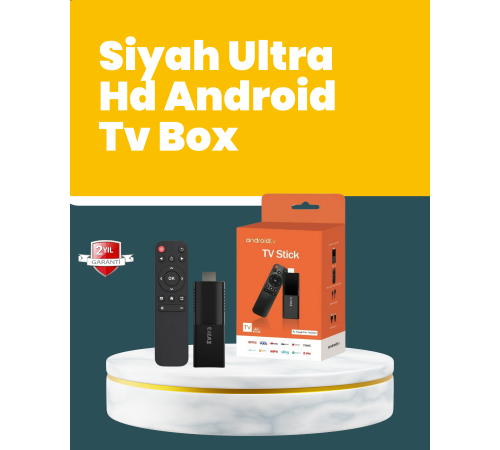 4K Ultra HD Android TV Stick – Tak Çalıştır Akıllı TV Cihazı