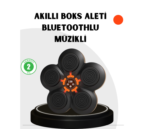 Evde Fitness İçin Akıllı Boks Makinesi Işıklı Vuruş Noktalı Bluetoothlu