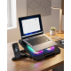RGB Fanlı Laptop Soğutma Standı USB Girişli Notebook Yükseltici