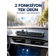 LED Işıklı Araç Ön Cam Telefon Numarası Gösterme Aparatı + 3 Seviyeli Hava Nemlendirici Yeni Nesil