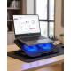 Çift Fanlı Laptop Soğutucu Stand 17 İnç Uyumlu 8 Kademeli Ayarlı USB Girişli