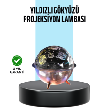 Galaksi ve Yıldız Efektli Nemlendirici Işık Projektörü