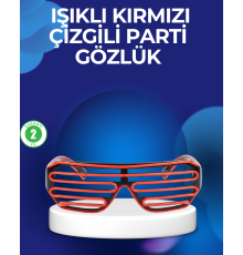 Parti ve Festival Aksesuarı LED Işıklı Gözlük