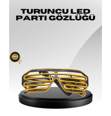 Işıklı Tasarımlı LED Gözlük Eğlence Aksesuarı