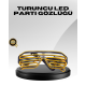 Işıklı Tasarımlı LED Gözlük Eğlence Aksesuarı