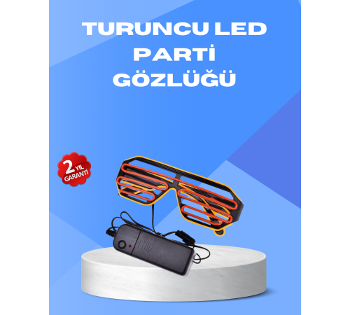 Gece Eğlencelerine Özel Renkli LED Işıklı Gözlük