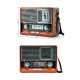 Nostaljik Vintage Radyo Taşınabilir Bluetooth Bağlantılı Hoparlör Radyo