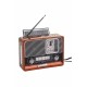 Saatli Fenerli Bluetooth Nostaljik Radyo AUX SD USB Girişli Bluetooth Hoparlör
