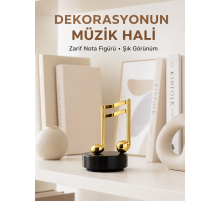 Melodious Music Altın Nota Figürlü Müzik Kutusu Yeni Nesil