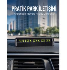 Tüm Araçlara Uyumlu Araç Içi Park Numaratör Oto Araç Numaratör