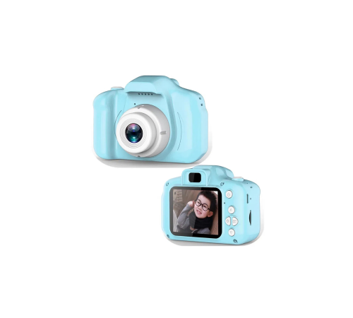 Mavi Taşınabilir Mini Kamera HD Video Fotoğraf Çekimli USB Şarjlı Hafıza Kart Destekli