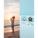 Mavi Mini HD Dijital Kamera Video ve Fotoğraf Çekimli Şarjlı Taşınabilir Kayıt Cihazı