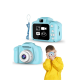 Mavi Mini Dijital Kamera HD Video Fotoğraf Çekimli USB Şarjlı Hafıza Kart Destekli