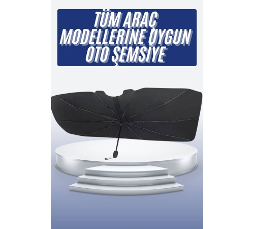Oto Ön Cam Güneşliği Otomatik Katlanabilir Gölgelik Oto Cam Şemsiye
