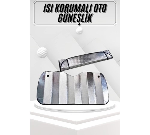 Güneşlik Koruyucu Perde Metalize Oto Araç Araba Güneşliği Ön Cam Güneşliği