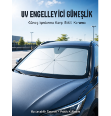 Isı ve UV Engelleyici Güneşlik – 360° Bükülebilir Şemsiye Sapı ile Konfor Yeni Nesil