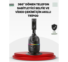 Sosyal Medya İçerikleri İçin Otomatik Yüz Takipli 360° Döner Gimbal Stand