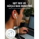 Kablolu Type C Kulak İçi Kulaklık Kristal Netliğinde Ses Kalitesi Yeni Nesil