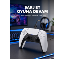Kablosuz Oyun Kolu PS5 Uyumlu Ergonomik Tasarım ve Hassas Kontrol Yeni Nesil