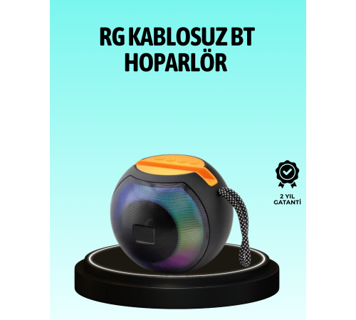 8 Saat Çalma Süreli Taşınabilir Bluetooth Hoparlör
