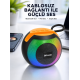 RGB Işıklı Taşınabilir Kablosuz Bluetooth Hoparlör Yeni Nesil