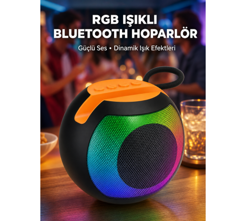1200mAh Uzun Pil Ömürlü Bluetooth Hoparlör Yeni Nesil
