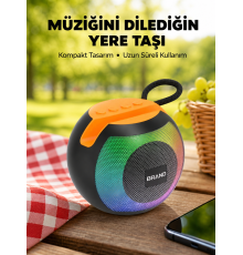 RGB Led Işıklı Güçlü Baslı Kablosuz Hoparlör Yeni Nesil